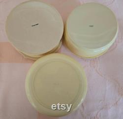 Lot of vintage French Ivory dressing table items 3 different lidded powder or trinket boxes, 2.5 1.5 swinging picture frame, 9.5 hairbrush