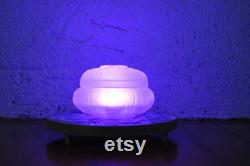 Lucky Box of Light Cosmic Pearl Dreamy Boudoir Vanity Table Mood Lamp Night Light Sustainable Decor Reimagined Vintage Glass Powder Box
