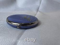 MCM Platé Compact Sailboat Nautical Enamel Double Vanity Mirrored Powder Box