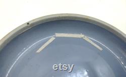 MIOJ Lidded Powder Jar, Vintage Drersser Vanity Covered Box, Applied Hand Painted Pinch-Formed Roses on Lid, Gold Gilt