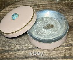 MT Daley Booty Box, 1920-1930's Mechanical Powder Box