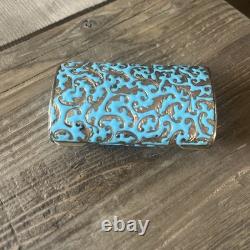 Mid Century Powder and Mirror Compact