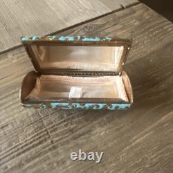 Mid Century Powder and Mirror Compact