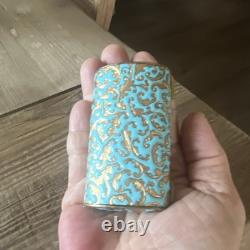 Mid Century Powder and Mirror Compact