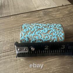 Mid Century Powder and Mirror Compact