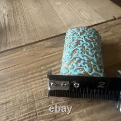 Mid Century Powder and Mirror Compact