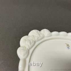 Milk Glass Vanity Set Roses and Bows Westmoreland Tray Perfumes Power Box