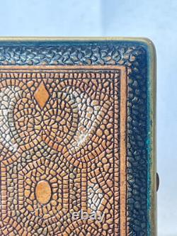 Mondaine Compact Book Style Art Nouveau Deco Double Vanity Rouge & Powder Box