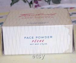NEW 1940s HOUBIGANT Face Powder Box Art Deco Shabby Floral French Makeup Vintage Paris Beauty Flower Basket Vanity Display Decor Gift Prop