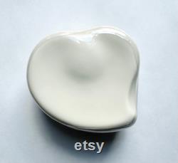 NEW SEALED Elsa Peretti Halston Free Form Heart Ceramic Powder Box with Powder 1970s