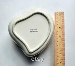 NEW SEALED Elsa Peretti Halston Free Form Heart Ceramic Powder Box with Powder 1970s