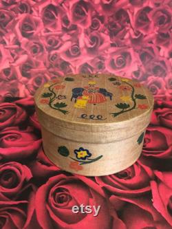 Old Spice Wooden Powder Box, empty