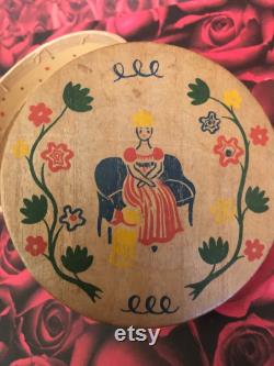 Old Spice Wooden Powder Box, empty