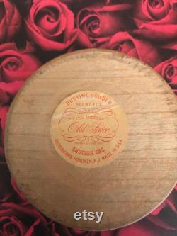 Old Spice Wooden Powder Box, empty