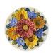 Ovington s New York Porcelain Flower Powder Jar, Capodimonte Style, Made in Italy