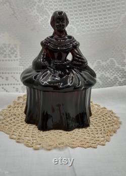 POWDER BOX, Victorian Lady, Jewelry Box, Keepsake Box, Home Decor, Mother's Day, Valentine's Day, Powder Room,