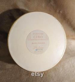 Parfums Ciro Acclaim Empty Bath Powder Box Elegant Vanity Decor