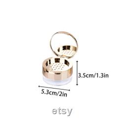 Personalized mini loose powder box, Cosmetic Container,loose powder box and powder puff, unique bridesmaid gift, gift for mom