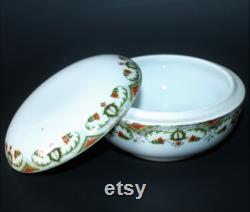 Powder Bowl, Trinket Dish, MZ Austria Egyptian Motif