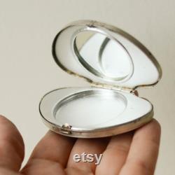 Powder Box LENINGRAD Pocket Mirror Compact, Pill Case