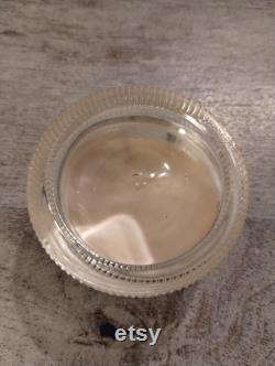 Powder Make Up Jar Glass 5 Base with Lid