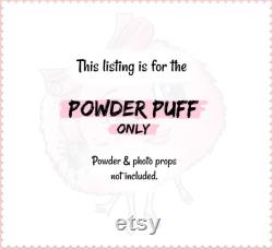 Powder Puff, Aqua Pouf for Dusting Powder Gift Box Option, Large 5 inch