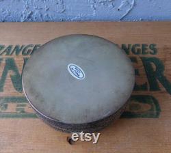 Powder jar, powder can, Asian powder can, mirrored power can, vintage mirror powder jar