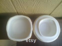 Pretty and Practical Glossy Storage Container with Hat Cover.