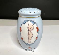 RARE ANTIQUE AUSTRIAN Powder Bottle with Cherub