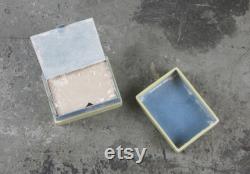 RARE, Never Used Cara Nome Powder Box, Rachelle Light, Art Deco, made by Langlois Inc, Boston Massachusetts, vintage