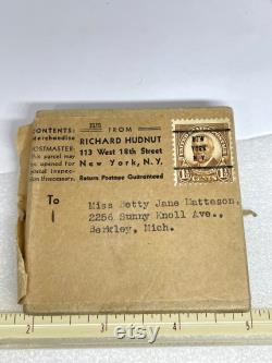 RARE Richard Hudnut Marvelous Face Powder Sample Trial Set 1930 Collector Treasure Scarce Postage Stamp Original Packaging Vintage Makeup