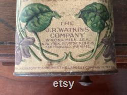 REDUCED Antique Watkins Violet Talcum Powder Can