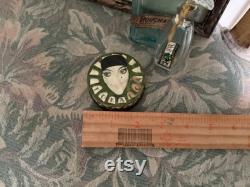 REDUCED Antique full Unopened Powder Box, Tokalon, Paris, Pierrot