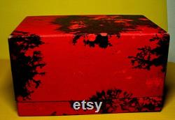 RETRO Faberge Flambeau Bath Gift Set 1 oz Flambeau Cologne Splash 5 oz Vanity Sealed Bath Powder Box. Puff Red Foil Retail Boudoir