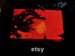 RETRO Faberge Flambeau Bath Gift Set 1 oz Flambeau Cologne Splash 5 oz Vanity Sealed Bath Powder Box. Puff Red Foil Retail Boudoir