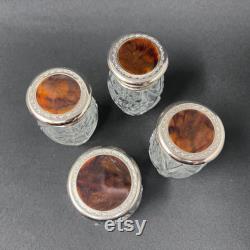 Ralph Lauren Safari Climate Response EMPTY Jar Lot of 4 Crystal VTG 1989