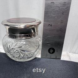 Ralph Lauren Safari Climate Response EMPTY Jar Lot of 4 Crystal VTG 1989