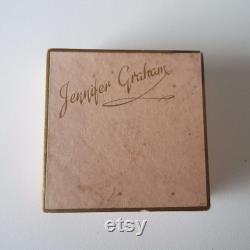 Rare 1940's Vintage Jennifer Graham Face Powder Box Unopened WW11 Make-Up Cosmetics Sandora Ltd England