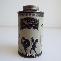 Rare Antique Dubarry Arcadie Talcum Powder Tin Hove Dusting Powder Talc Tin Advertising Tin Storage Tin Home Decor Shop Display Film Prop