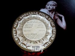 Rare Antique French 1920s Tokalon Petalia Face Powder Designed By René Lalique Art Deco Pierrot New Sealed Circa 1925