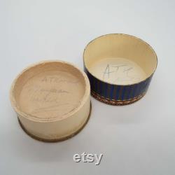 Rare Antique Poudre Nilde Paris Powder Box French Powder Box Vanity Storage Make-Up Cosmetics 1910's 1920's