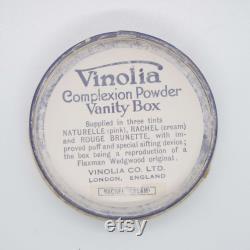 Rare Antique Powder Box Vinolia Complexion Powder Vanity Box Vanity Storage Vintage Powder Box Face Powder Cosmetic's Make-Up