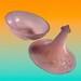 Rare Houze Convex Glass Co. Art Deco Opaque Powder Jar Rare Pink Color, gift