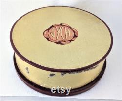 Rare Large 1930s French Face Powder Box. JYCH Laboratoires France. Poudre atomisée.