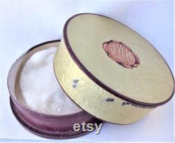 Rare Large 1930s French Face Powder Box. JYCH Laboratoires France. Poudre atomisée.