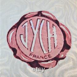 Rare Large 1930s French Face Powder Box. JYCH Laboratoires France. Poudre atomisée.