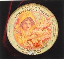 Rare Tetlow Perfect Complexion Powder paper box with No. 16 Flesh powder. c. 1900 see description