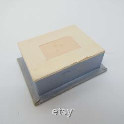 Rare Vintage 1930's Dorothy Gray Portrait Face Powder Box Unopened Vanity Storage Beauty Cosmetics Art Deco Powder Box