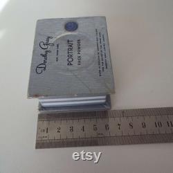 Rare Vintage 1930's Dorothy Gray Portrait Face Powder Box Unopened Vanity Storage Beauty Cosmetics Art Deco Powder Box