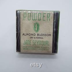 Rare Vintage 1930's Jane Seymour Ltd Face Powder Box Sealed Unopened Condition London Vanity Storage Make-Up